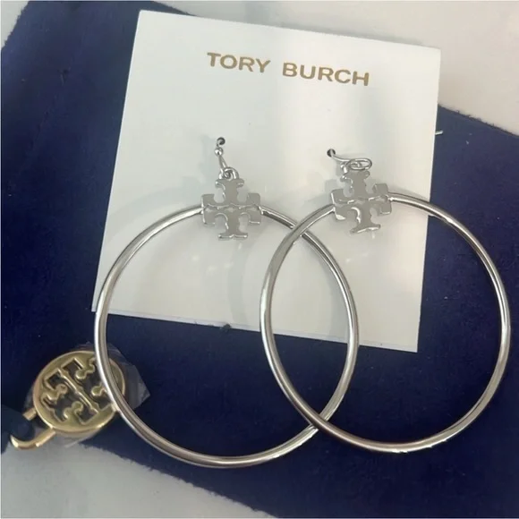 Tory Burch stacked-T Hoop - Picture 10 of 12